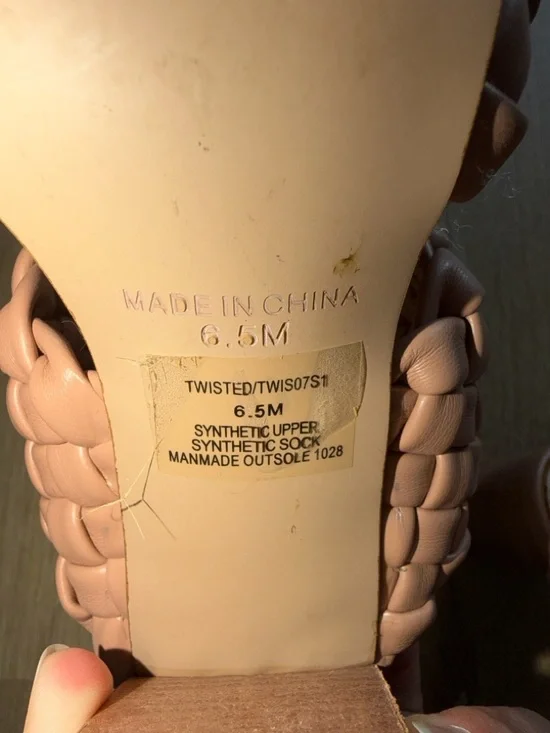 Steve Madden Women's Braided Slide Sandals Size 6.5 - Picture 5 of 5